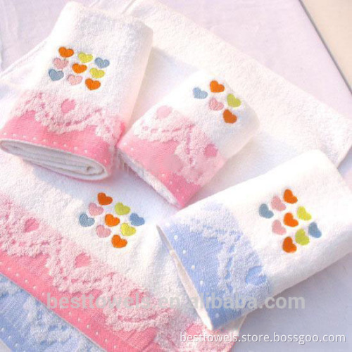 Hot sale good quality 100%cotton jacquard towel warmer